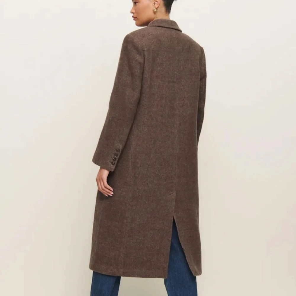 Reformation Lucas Coat Brown - Size S - Picture 3 of 7